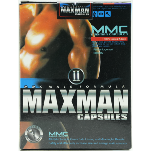 MAXMAN二代60顆 美國原裝 男性陰莖增大增粗保健品