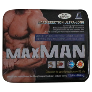 Maxman 鐵盒裝 24顆入 增粗增大 強化硬度 男性保健推薦