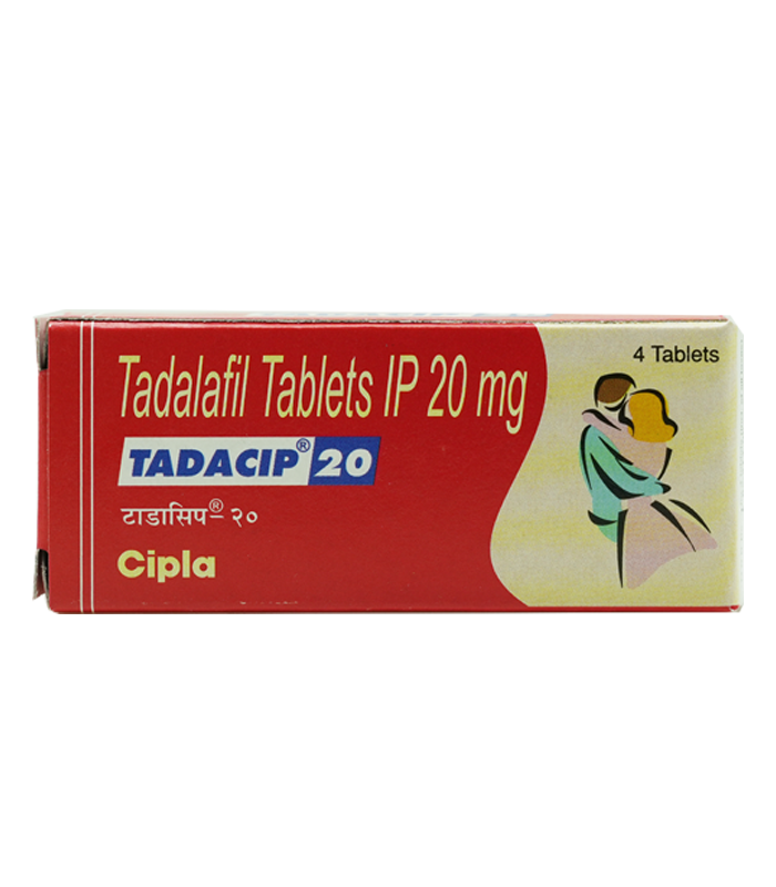 TADACIP 20 犀利士學名藥 | 治療男性勃起功能障礙 | 印度西普拉製造