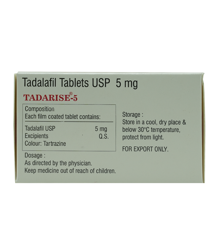 犀利士 5mg(TADARISE-5MG) Cialis 5mg 每日錠 治療男性勃起功能障礙與攝護腺肥大:圖片 2