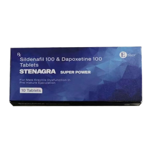 印度藍鑽超級威而鋼雙效片 Stenagra Super Power｜頂級助勃延時雙效組合